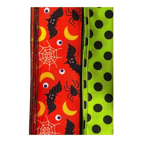 Halloween Wreath Making Bundle – Witch Moon Sign & Ribbon Set | Witch Wreath Kit - Picture 5 of 6